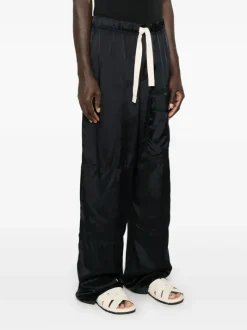 Pants>DRIES VAN NOTEN Viscose Drawstring Pants