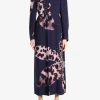 Jackets & Coats>DRIES VAN NOTEN Viscose Floral Print Embellished Coat