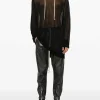 Sweats & Hoodies>RICK OWENS Viscose Hoodie