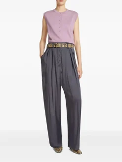 Pants>DRIES VAN NOTEN Viscose Workwear Pants