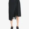 Skirts>DRIES VAN NOTEN Viscose Wrap Skirt