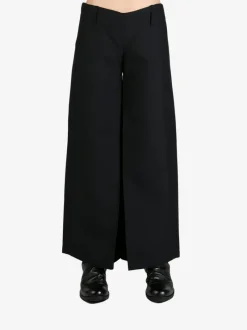 Pants | Pants>FAX COPY EXPRESS V-line Wide Leg Suit Pants
