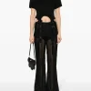 T-shirts>SIMONE ROCHA W/ Bow Tails Easy Short Sleeve T-Shirt