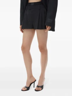 Shorts>ALEXANDER WANG W/ Boxer Pleated Short