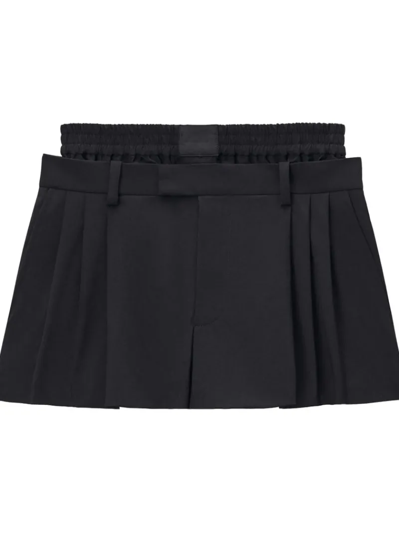 Shorts>ALEXANDER WANG W/ Boxer Pleated Short