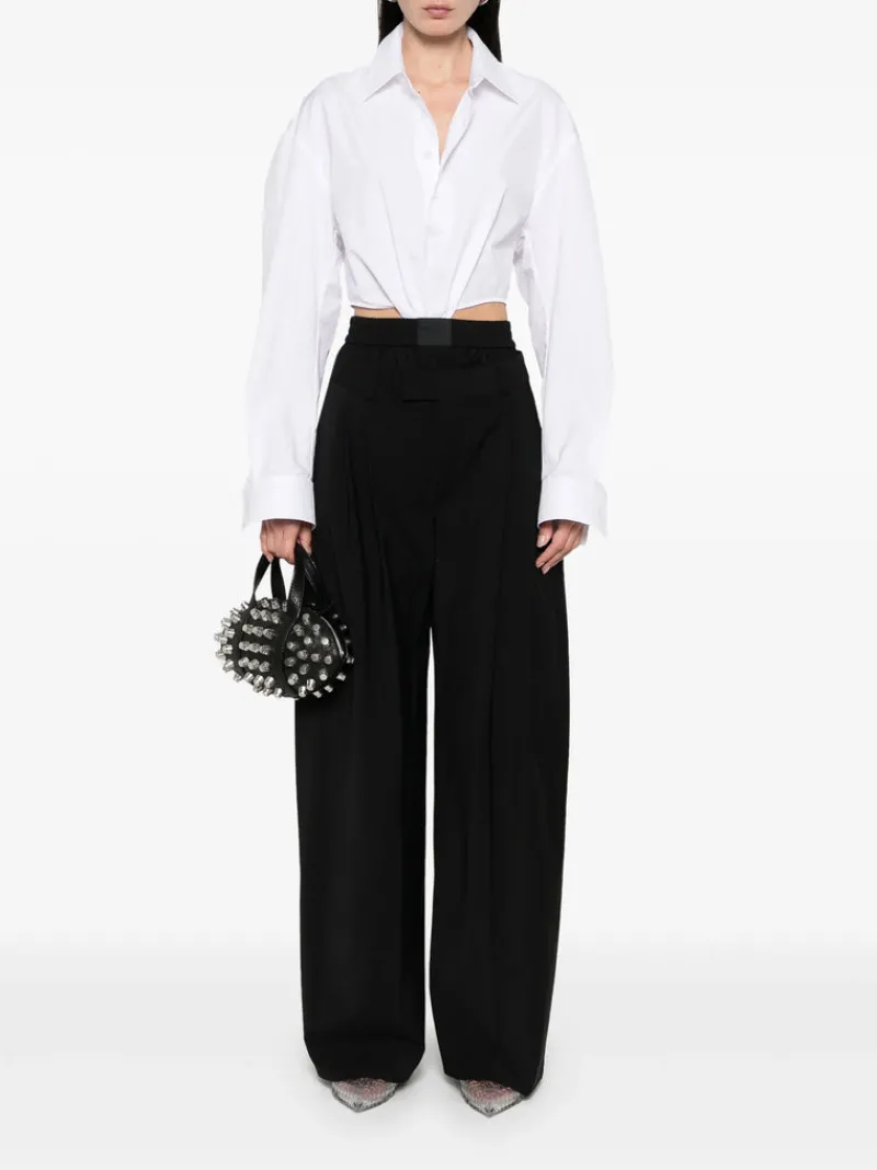 Pants>ALEXANDER WANG W/ Boxer Pleated Trouser