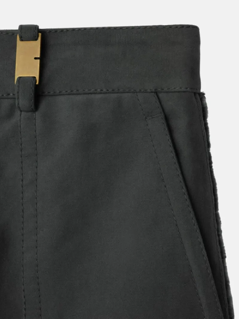 Pants>BURBERRY W. Check Lining Trousers