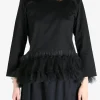 Tops>COMME DES GARCONS NOIR Waist Tulled Accent LS Top