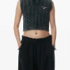 Tops>alexanderwang.t Wang Sport Embroidery V-Neck Vest