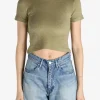 T-shirts>AURALEE Washable Wool Pile T-Shirt