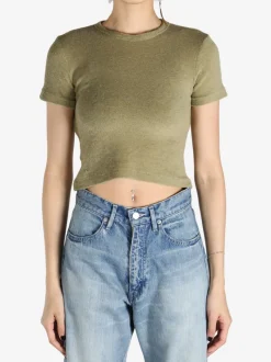 T-shirts>AURALEE Washable Wool Pile T-Shirt