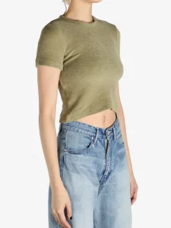 T-shirts>AURALEE Washable Wool Pile T-Shirt