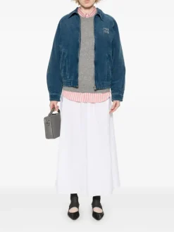 Jackets & Coats>MIU MIU Washed Corduroy Jacket