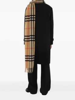 Scarves | Scarves>BURBERRY Washed Giant Check Scarf