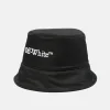 Hats>OFF-WHITE WHITE - Men Bookish Bucket Hat