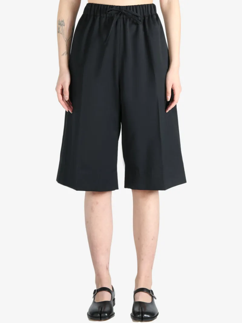 Shorts>SIMONE ROCHA Wide Leg Elasticated Long Shorts