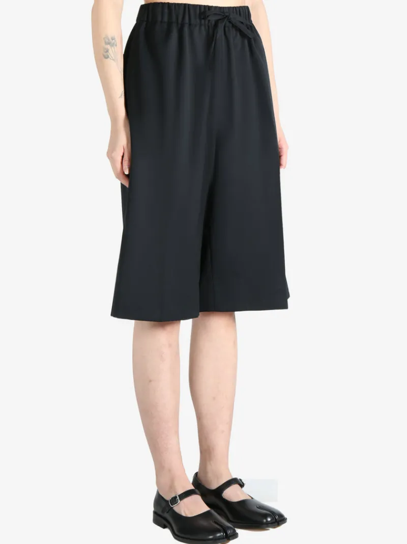 Shorts>SIMONE ROCHA Wide Leg Elasticated Long Shorts