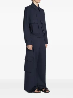 Pants>DRIES VAN NOTEN Wide Pleated Pants