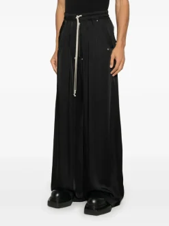 Pants>RICK OWENS Wide Silk Bela Pants