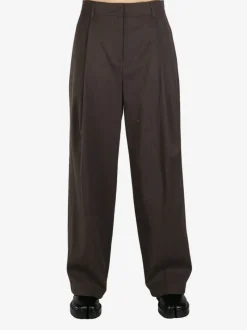 Pants>AMOMENTO Wide Tuck Pants