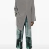 Pants>HOMME PLISSE ISSEY MIYAKE Wind Walk Abstract Art Pant