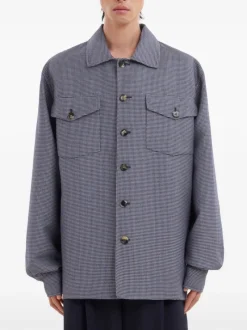 Shirts>MARNI With Cropped Hem Organic Poplin Shirt