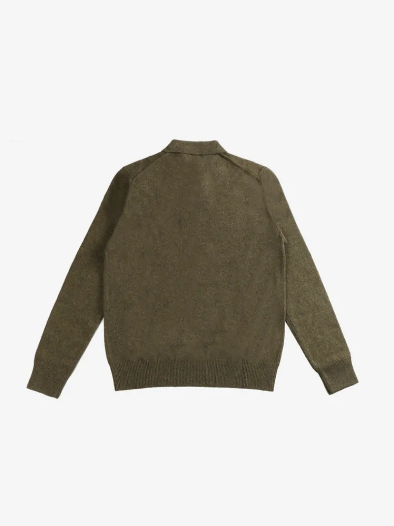 Shirts>POLO RALPH LAUREN Wool Blend Long Sleeve Polo