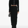 Skirts>RICK OWENS Wool Pillar Long Skirt