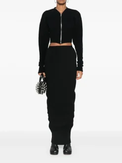 Skirts>RICK OWENS Wool Pillar Long Skirt