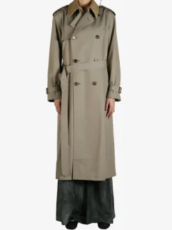 Jackets & Coats>AURALEE Wool Trench Coat