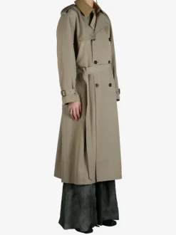 Jackets & Coats>AURALEE Wool Trench Coat