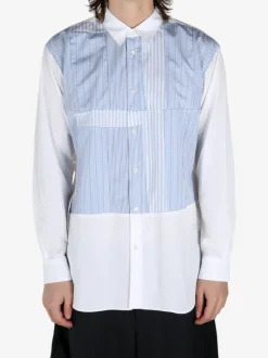Shirts>COMME DES GARCONS SHIRT Woven Patchwork Shirt