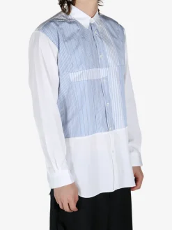 Shirts>COMME DES GARCONS SHIRT Woven Patchwork Shirt