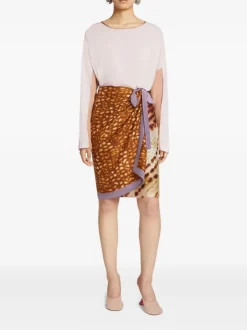 Skirts>DRIES VAN NOTEN Wrap Scarf Skirt