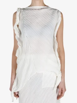 Shirts>ISSEY MIYAKE Wrinkled And Twisted Shirt