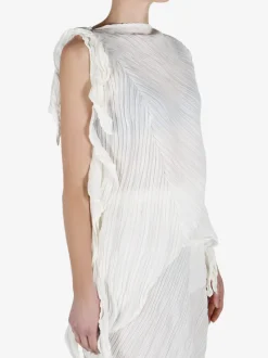 Shirts>ISSEY MIYAKE Wrinkled And Twisted Shirt