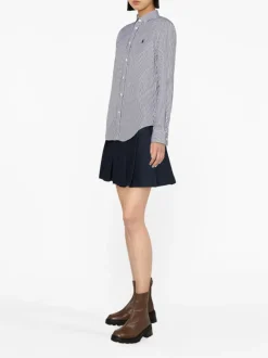 Shirts>POLO RALPH LAUREN 12/2 Yd Ctn Pw-Ls Crlte St