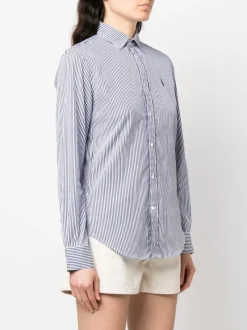 Shirts>POLO RALPH LAUREN 12/2 Yd Ctn Pw-Ls Crlte St