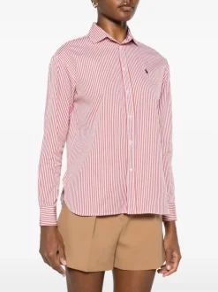 Shirts>POLO RALPH LAUREN 120/2 Yd Ctn Pw-Ls Rmsy St