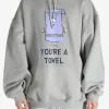 Sweats & Hoodies | Sweats & Hoodies>VETEMENTS You're A Towel Oversized Hoodie