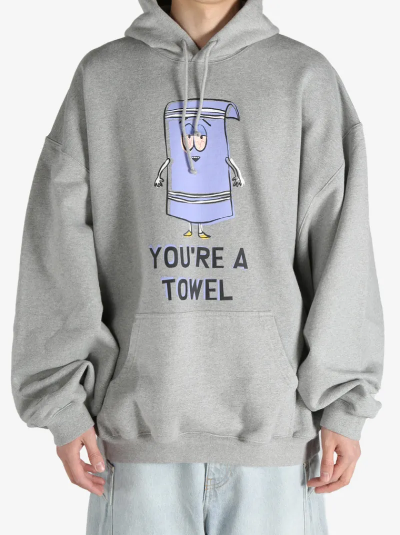 Sweats & Hoodies | Sweats & Hoodies>VETEMENTS You're A Towel Oversized Hoodie