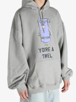 Sweats & Hoodies | Sweats & Hoodies>VETEMENTS You're A Towel Oversized Hoodie