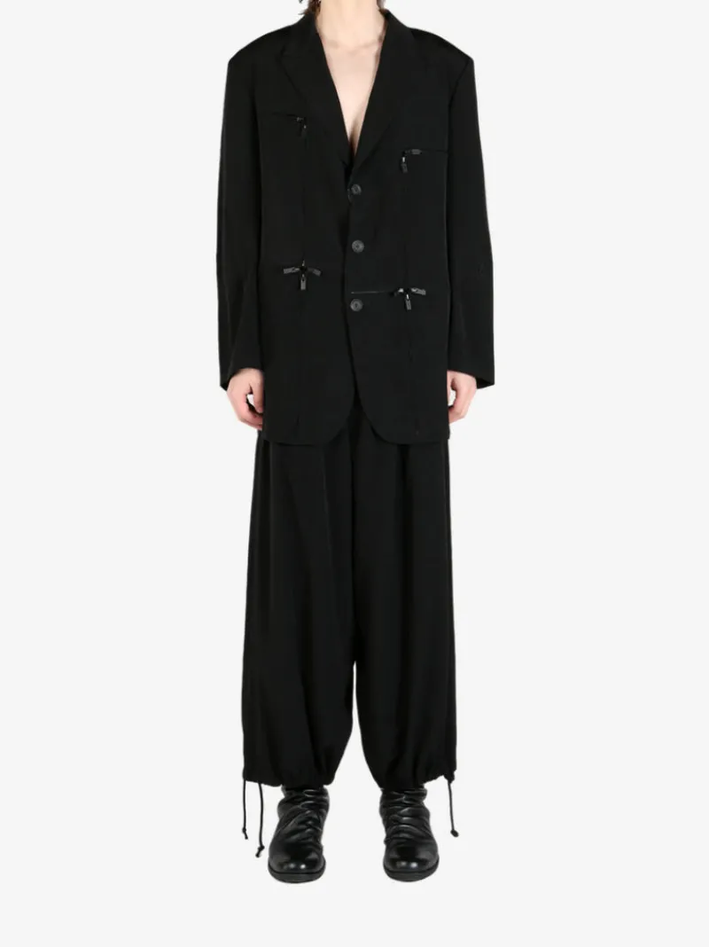 Suits & Blazers | Jackets & Coats>YOHJI YAMAMOTO POUR HOMME Zip Detail Jacket