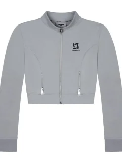 Jackets & Coats>TEAM WANG Zip-up Cropped Casual Jacket