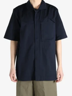 Shirts>DRIES VAN NOTEN Zip-Up Dress Shirt