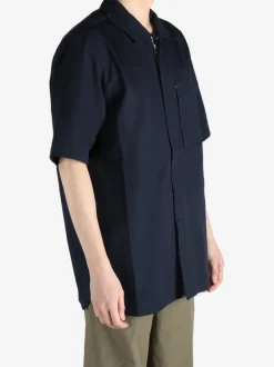 Shirts>DRIES VAN NOTEN Zip-Up Dress Shirt